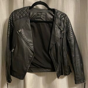 Top Shop Faux Leather Jacket